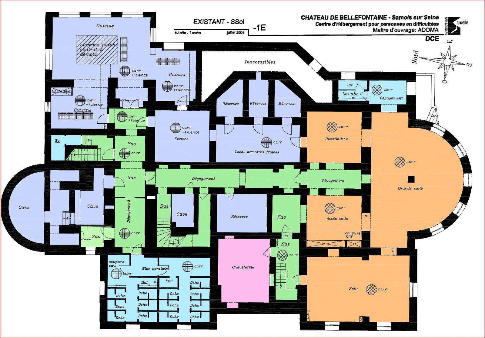 Plan du rez-de-chaussée